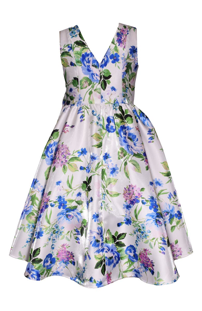 Iris & Ivy Kids' Floral Print Sleeveless Dress, Alternate, color,