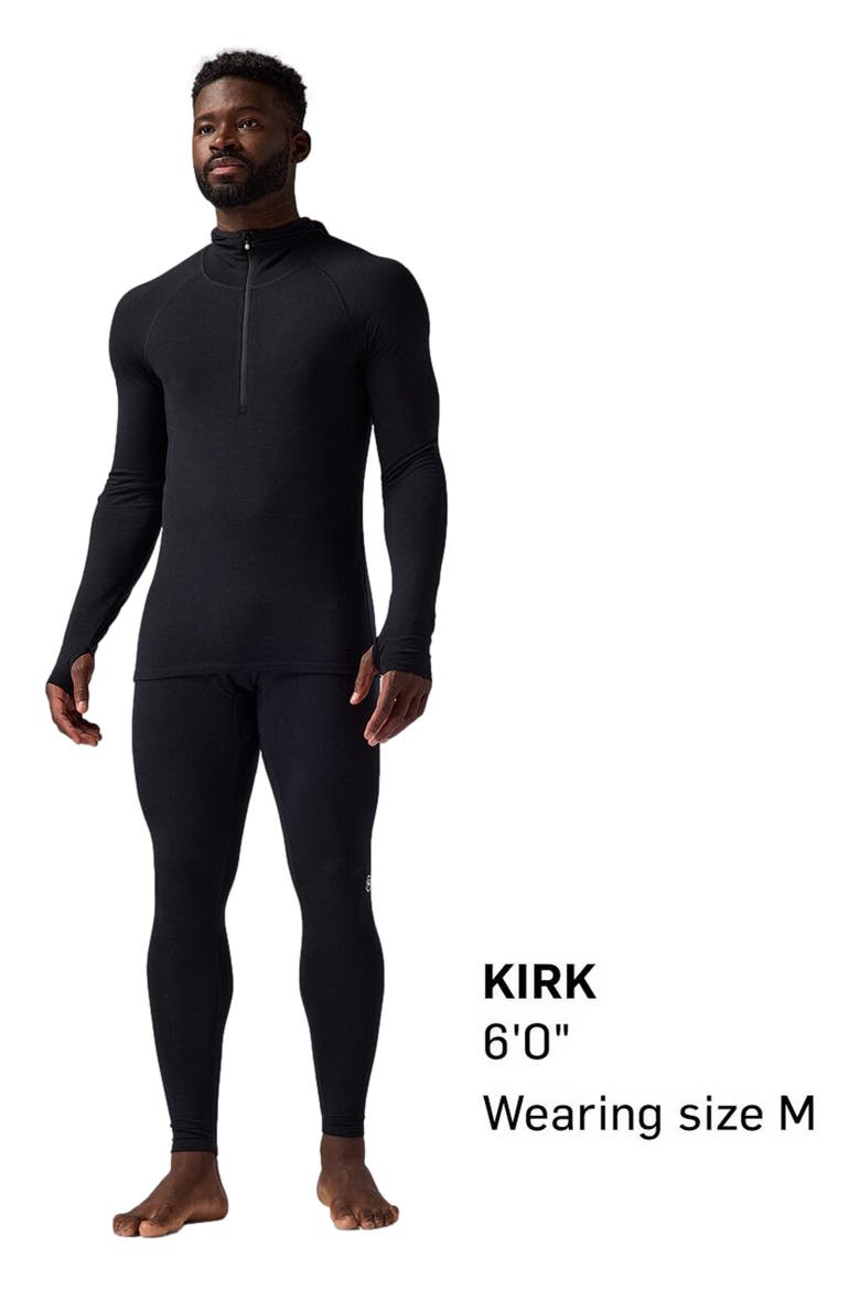 Cedars Rws Merino Lt-Wt Baselayer Bottom - Men's, Alternate, color, Black