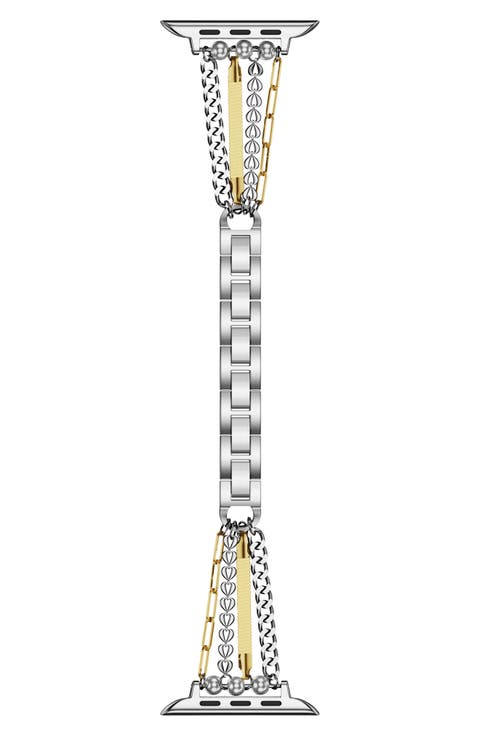 Leo Mixed Chain Stainless Steel Apple Watch® Bracelet Watchband