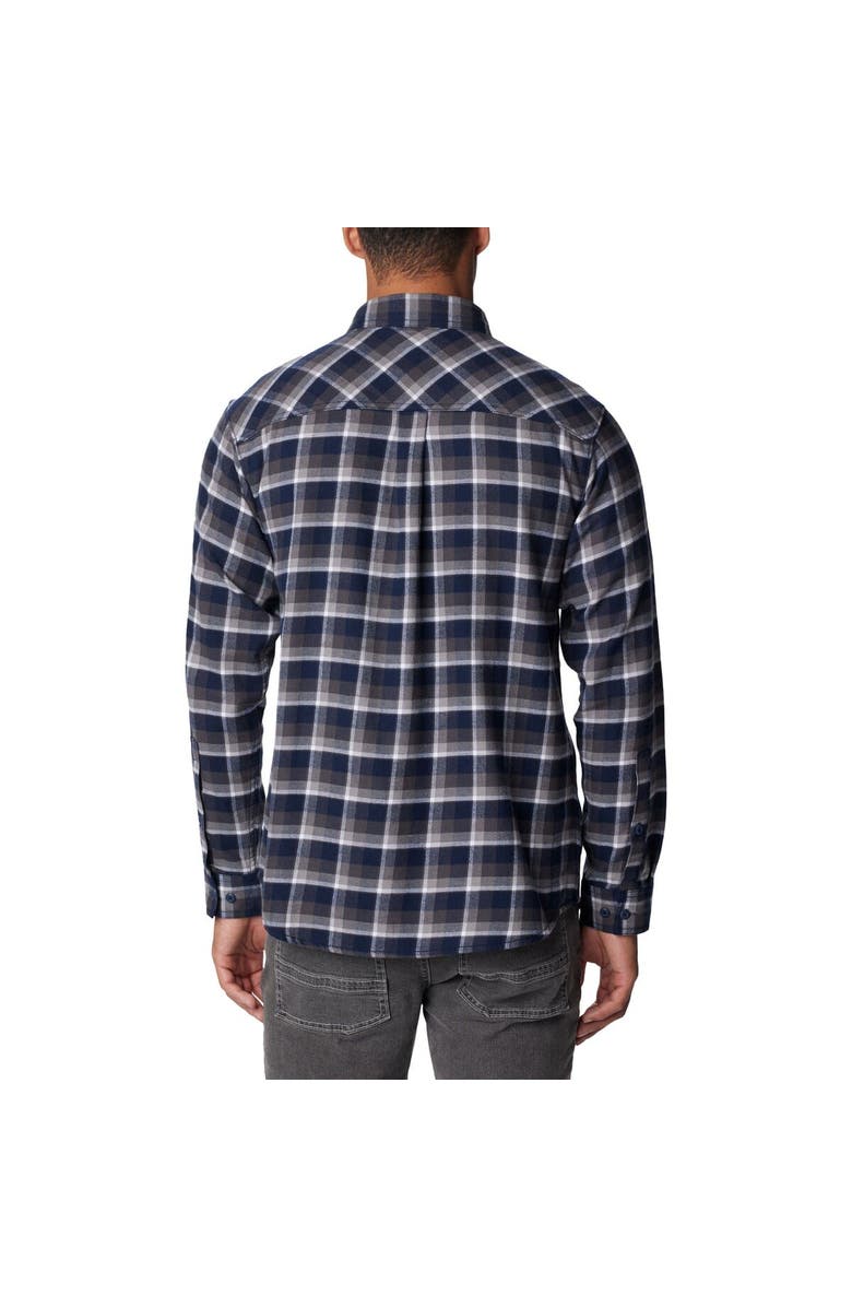 Columbia Navy Penn State Nittany Lions Flare Gun Flannel Long Sleeve Shirt, Alternate, color, 