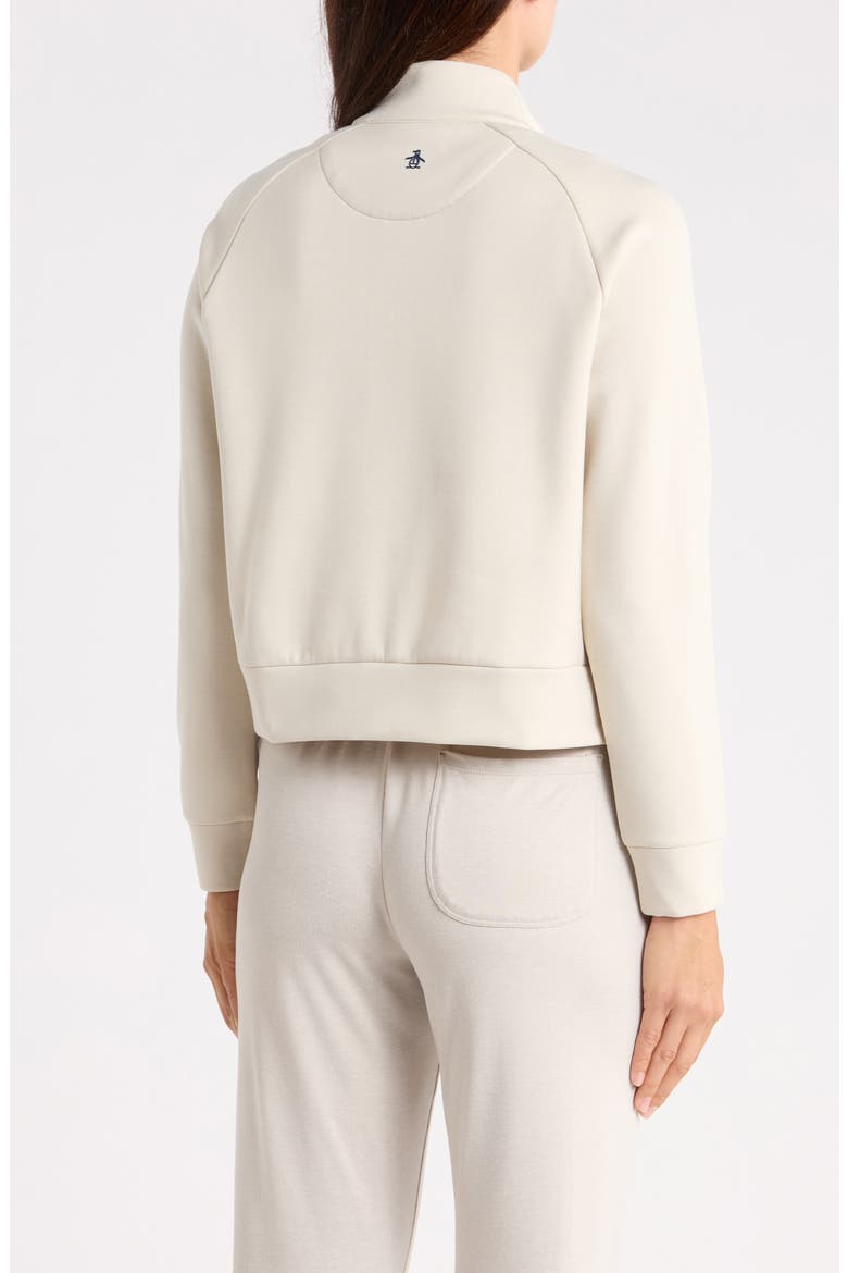 Full Zip Textured Knit Jacket, Alternate, color, SILVER BIRCH HEATHER