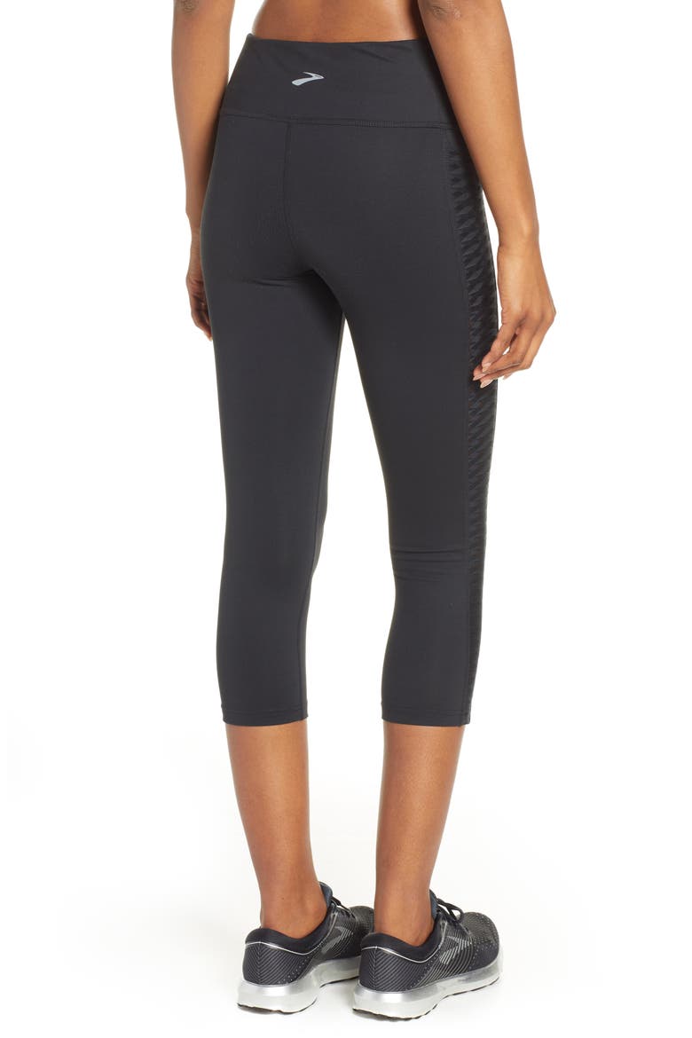 Greenlight Capri Leggings, Alternate, color, BLACK