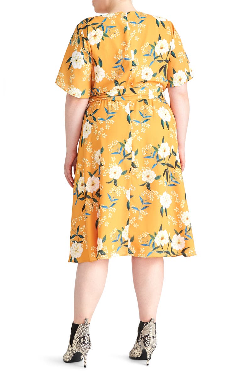 Rachel Roy Collection Floral Print Dress, Alternate, color, 