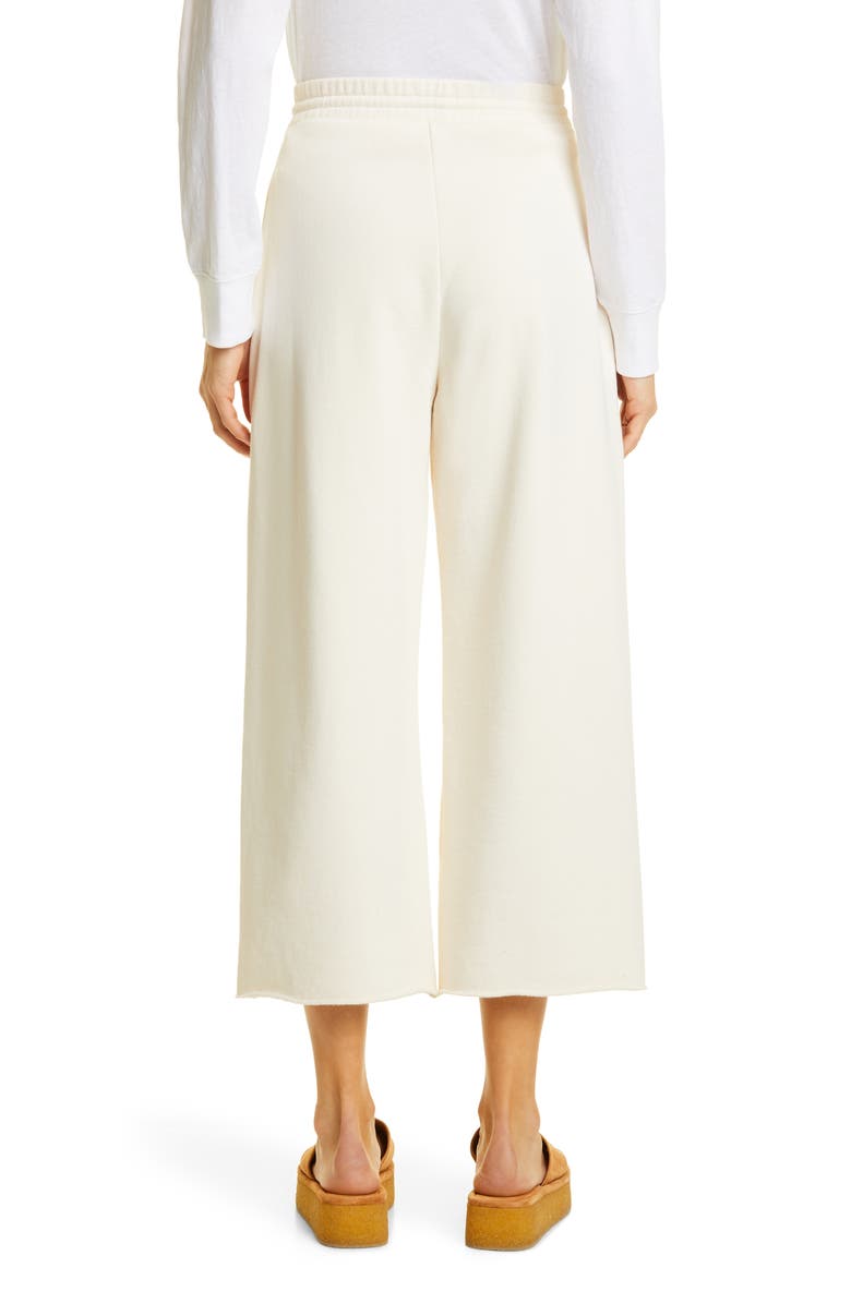 Vince Wide Leg Crop Cotton Sweatpants, Alternate, color, 