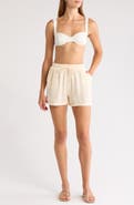 Elan Tie Waist Cover-Up Shorts