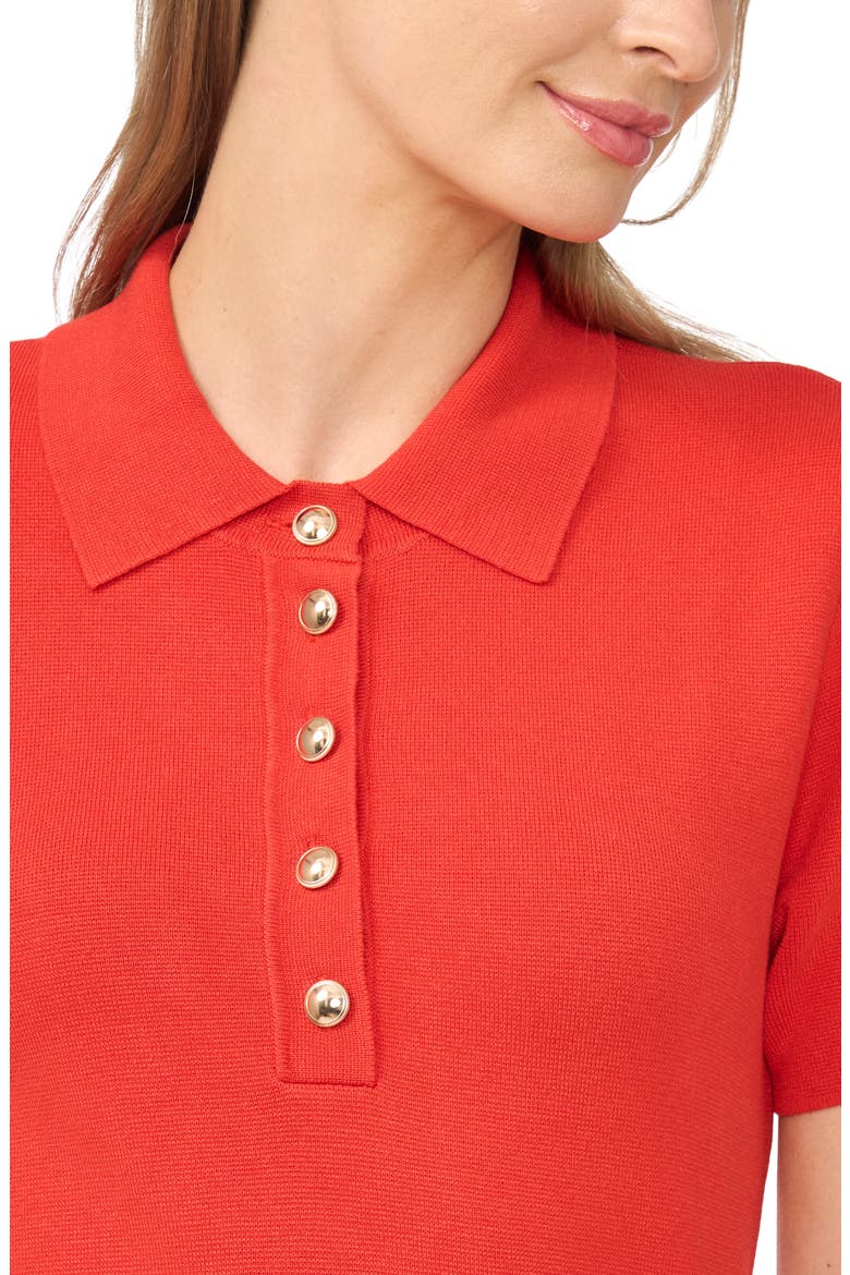 Keyla Collar Midi Dress, Alternate, color, RED DEPTHS