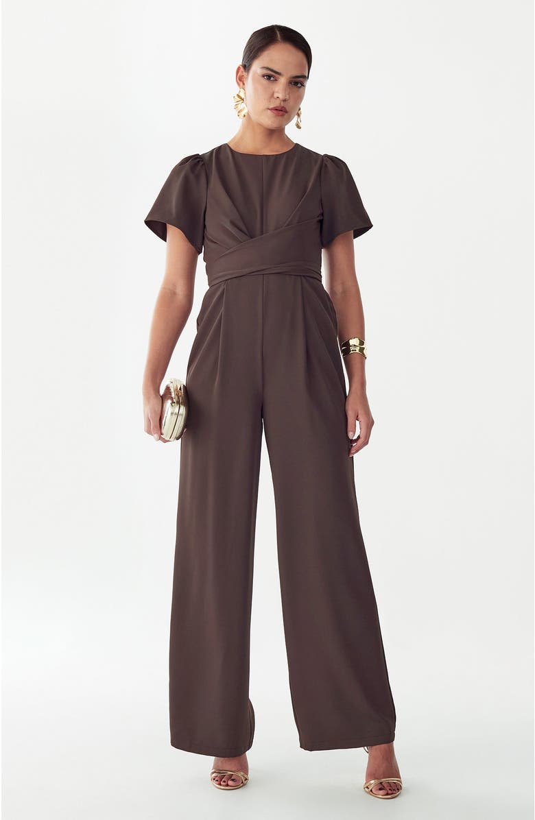 ST MRLO Mahra Jumpsuit, Alternate, color, Chocolate