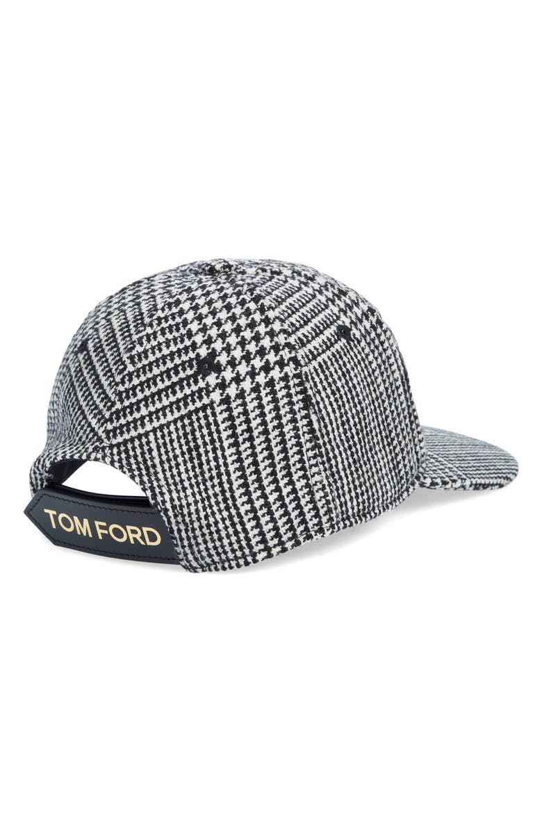 TOM FORD Virgin Wool Tweed Baseball Cap, Alternate, color, 