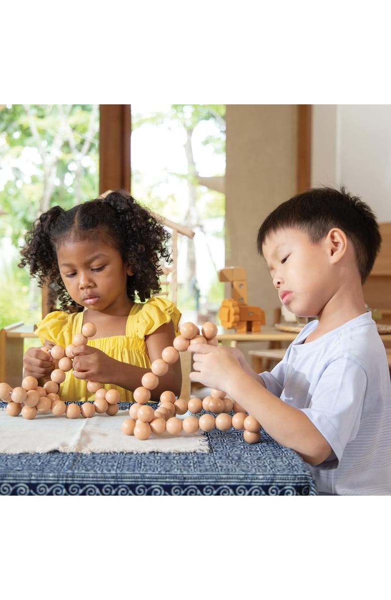 Kaplan Early Learning Company BendiBeads - Natural - Set of 12, Alternate, color, Natural