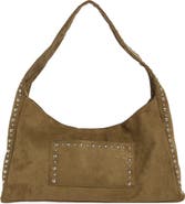 MODA LUXE Faux Suede Shoulder Bag