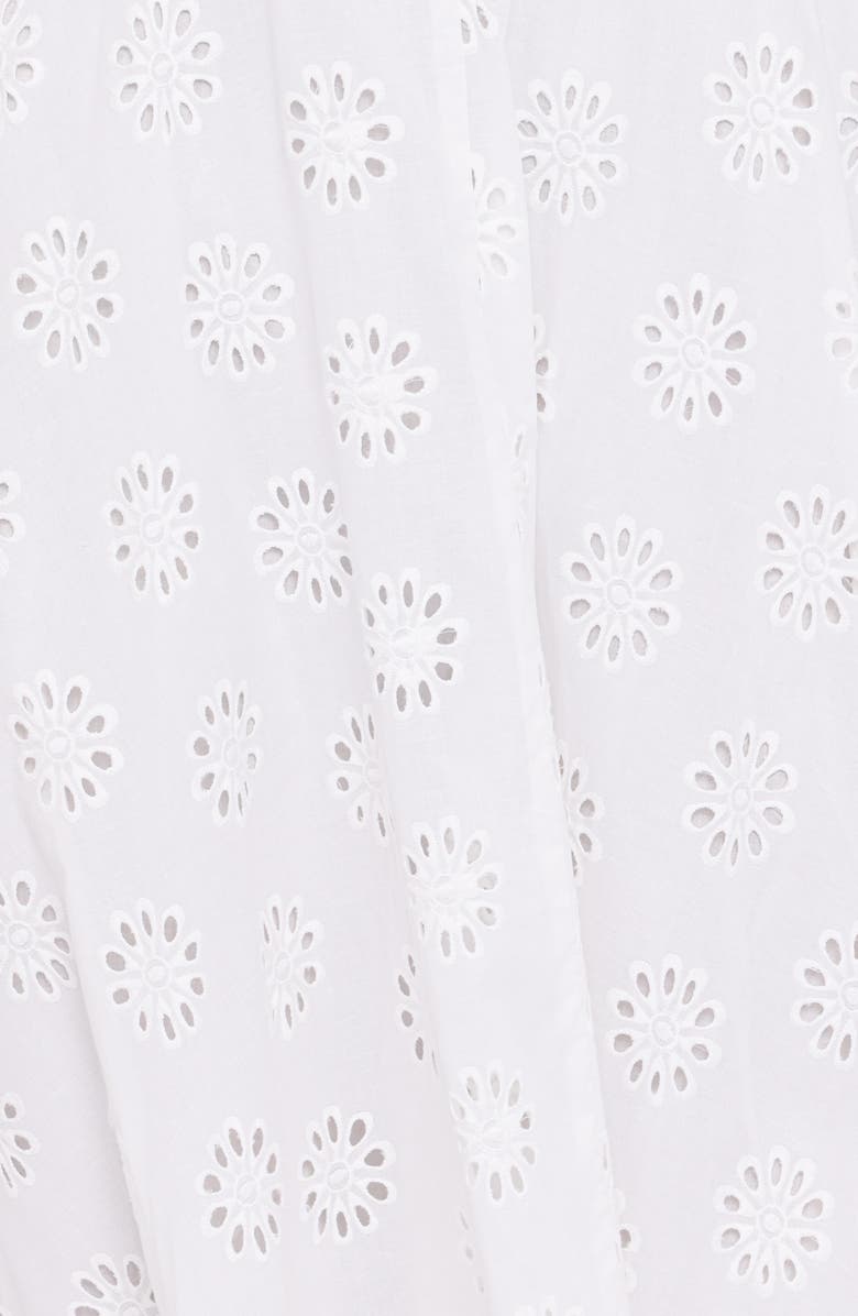 Petal & Pup Varia Eyelet Cotton Maxi Skirt, Alternate, color, White