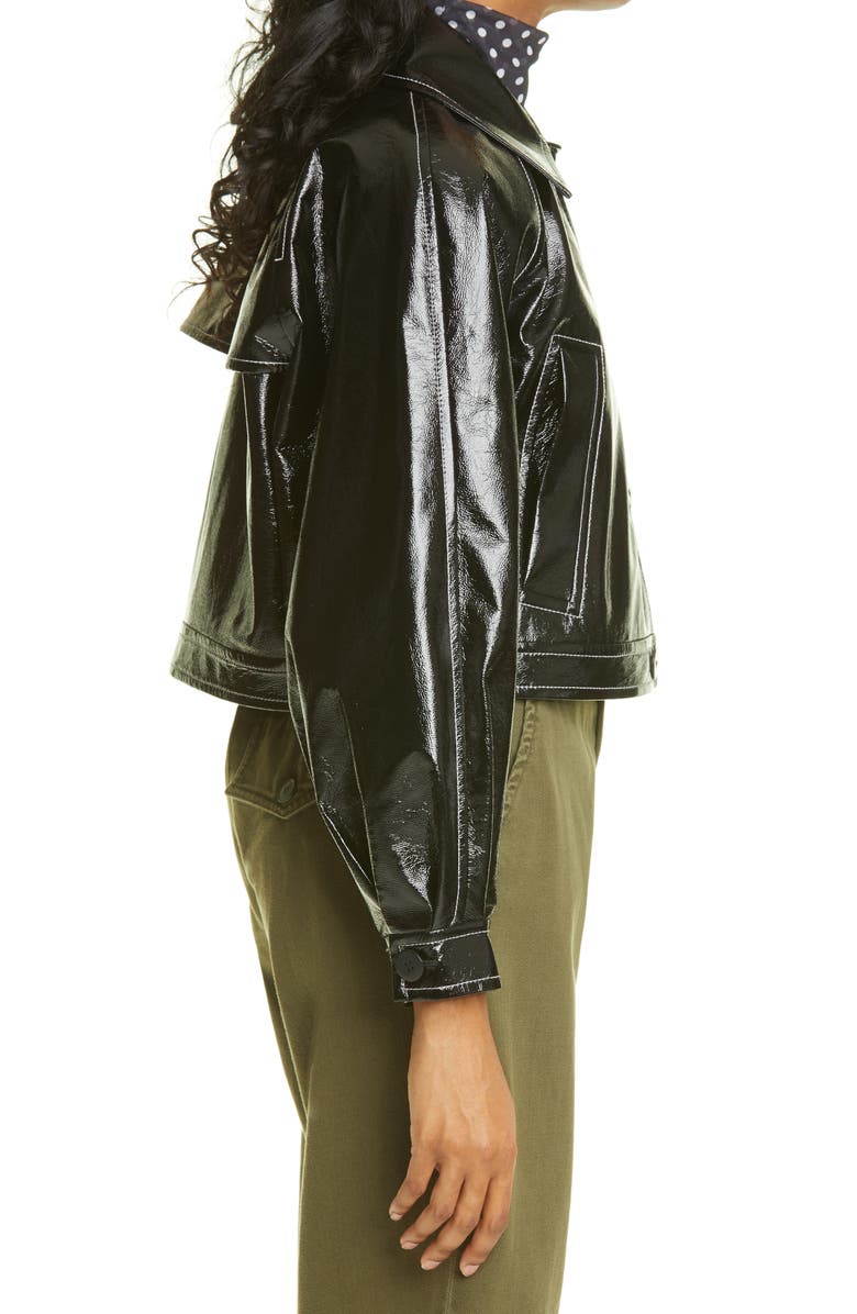 Baum und Pferdgarten Bracca Faux Leather Jacket, Alternate, color, 