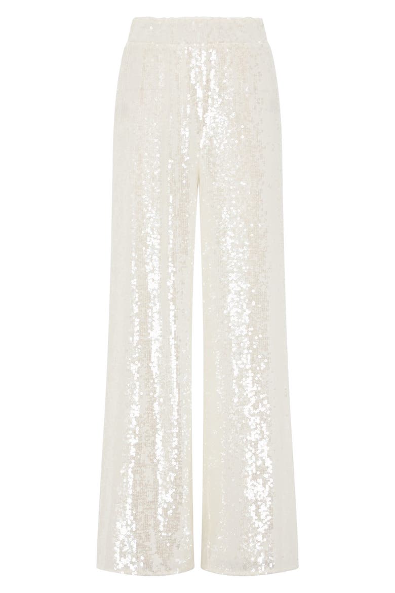 Reed Sequin Pants, Alternate, color, WHITE