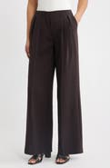 Open Edit Curator Crepe Midrise Pleated Trousers