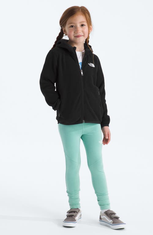 The North Face Kids' Glacier Polar Fleece Zip-up Hoodie In Black