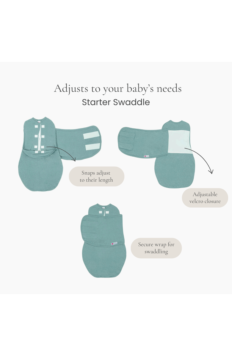 embé Baby Swaddle Wrap, Alternate, color, Chai