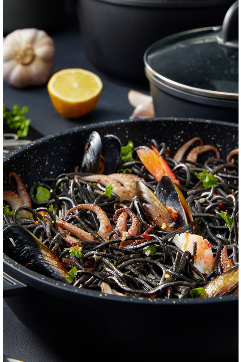 STONE™ 12.5" Frypan, Alternate, color, BLACK