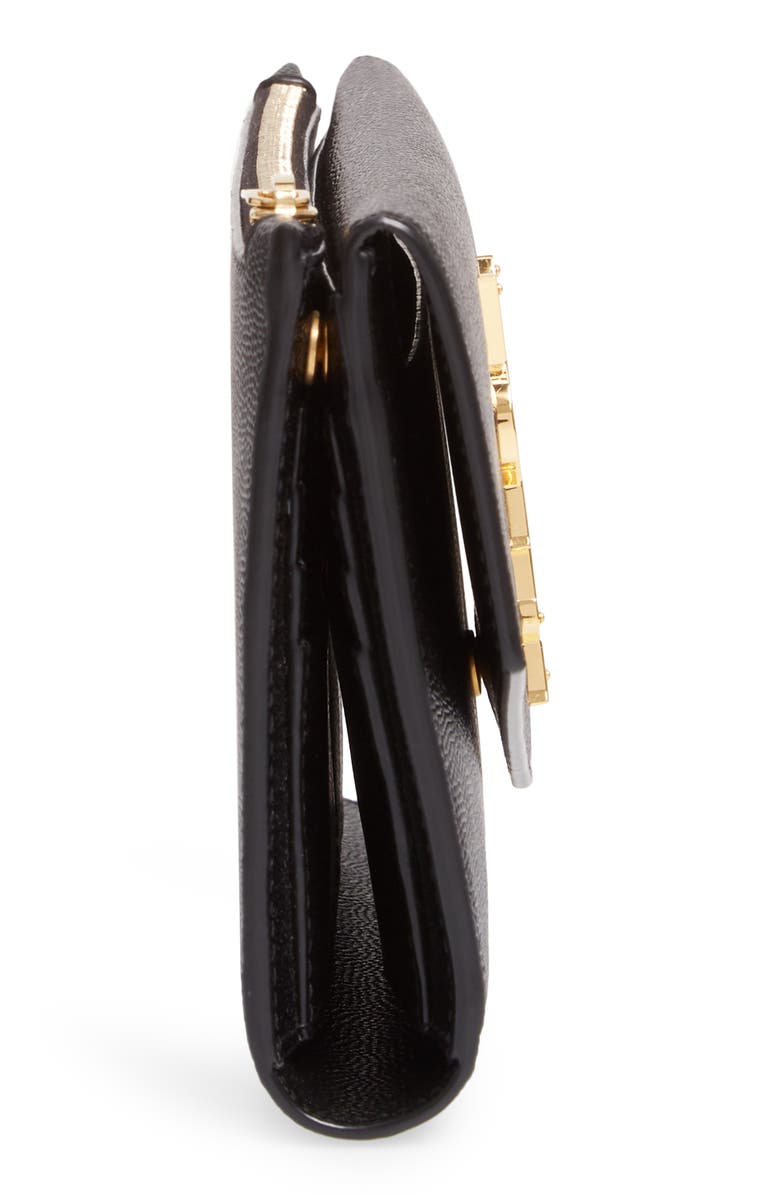 Saint Laurent Uptown Large Leather Envelope Wallet, Alternate, color,