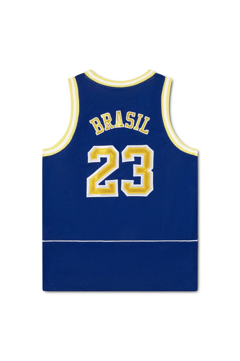 Youth Jordan Brand Royal Brazil National Team Mesh Basketball Fashion Jersey, Alternate, color, Royal