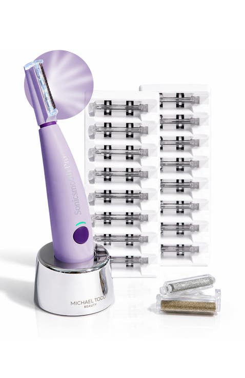 Sonicsmooth Pro+ 2 in 1 Facial Exfoliation & Peach Fuzz Hair Removal System