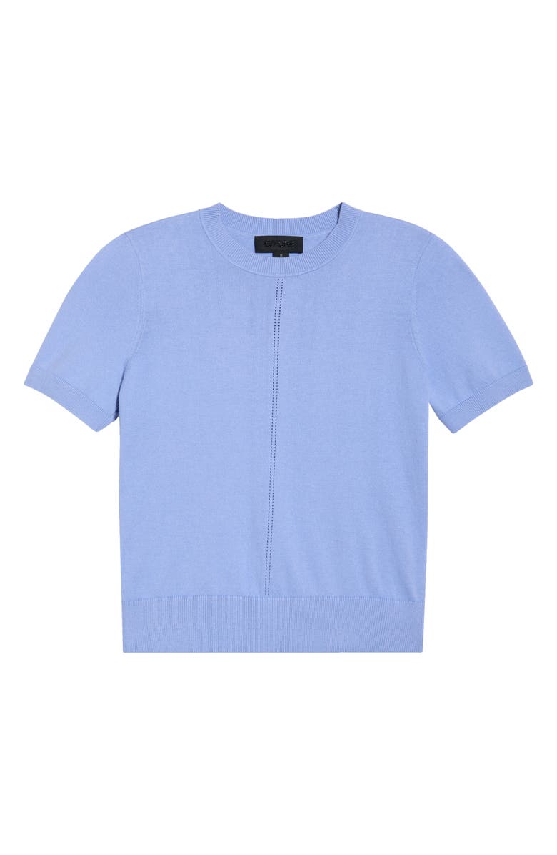 G/FORE Cooling Cotton Blend Short Sleeve Crewneck Sweater, Alternate, color, Willow