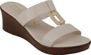 ITALIAN SHOEMAKERS Tenley H-Strap Wedge Sandal