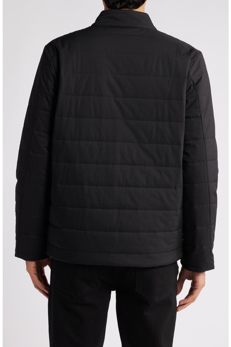 Quilted Insulated Jacket, Alternate, color, BLACK