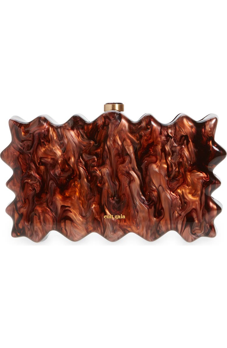 Cult Gaia Paloma Acrylic Box Clutch, Main, color,