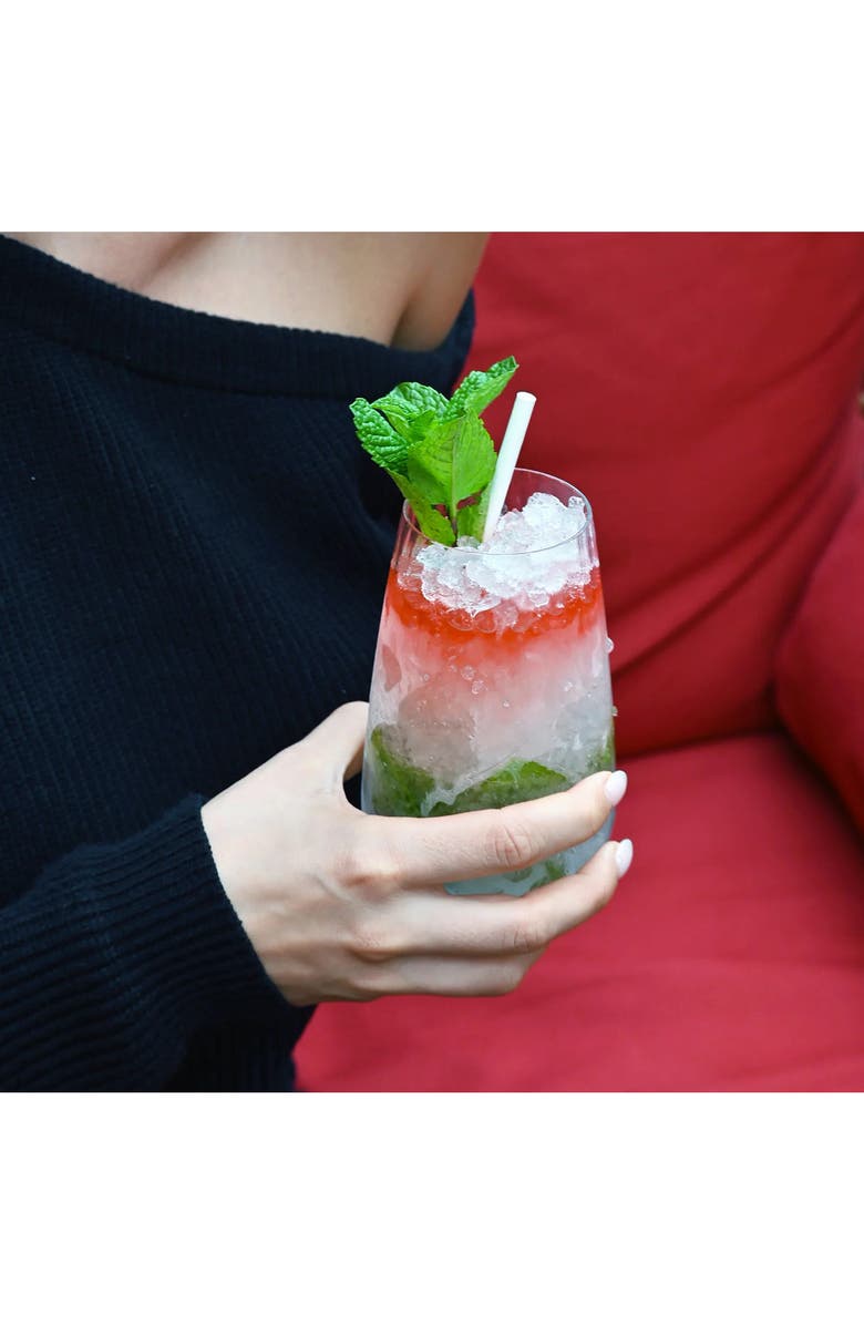 Luigi Bormioli Talismano Set of 4 Beverage Highball Glasses, Alternate, color, Clear