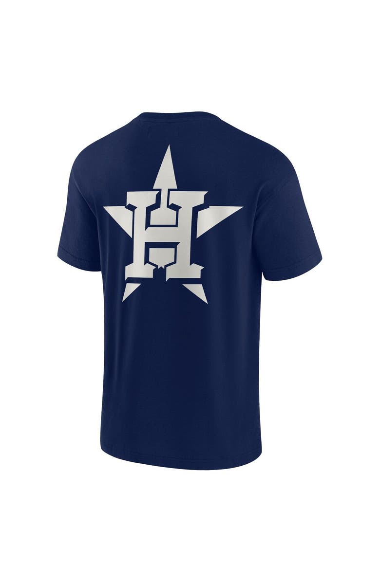 Fanatics Signature Unisex Fanatics Signature Navy Houston Astros Elements Super Soft Short Sleeve T-Shirt, Alternate, color, Navy