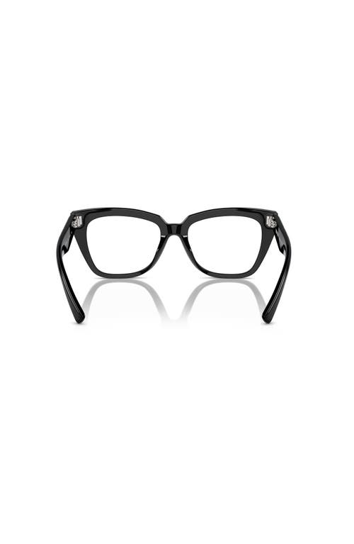 Ferrari 54mm Square Optical Glasses In Black