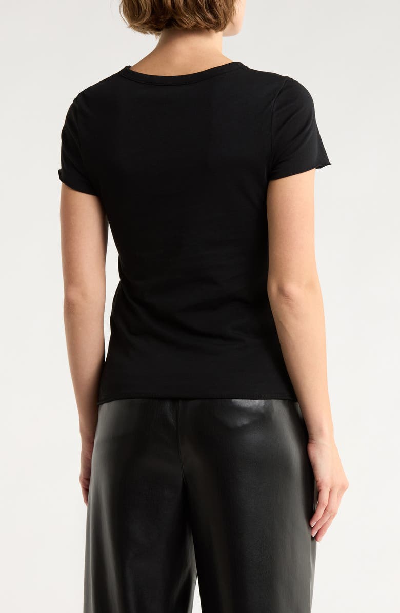 AllSaints Bela Logo Graphic T-Shirt, Alternate, color, Black