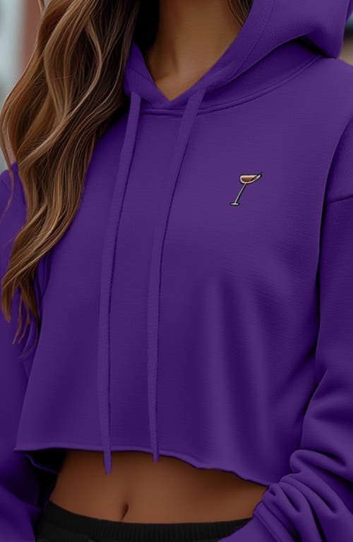 DALIX DALIX ESPRESSO MARTINI CROPPED HOODIE 