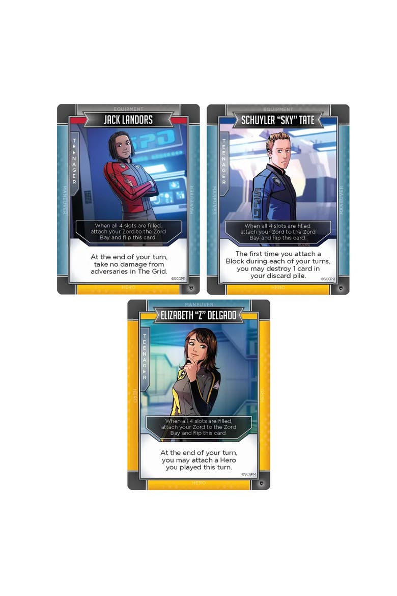 Power Rangers Deckbuilding Game S.P.D. To The Rescue Expansion Set, Alternate, color, Multicolored