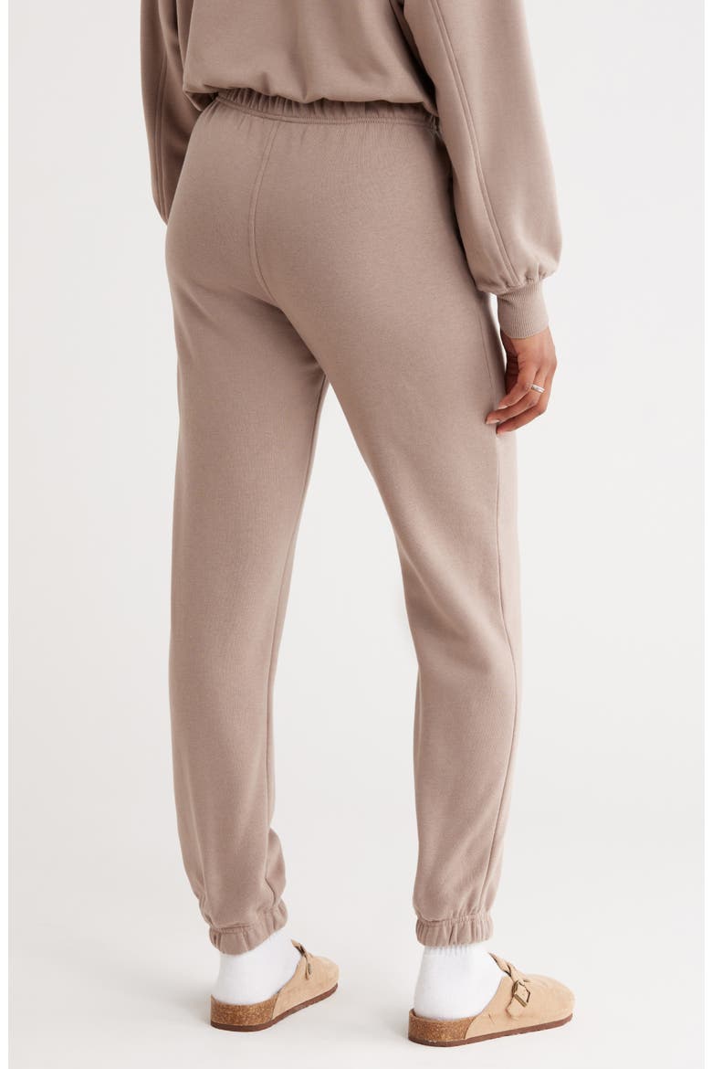 Fleece Sweatpants, Alternate, color, GREY FUNGI