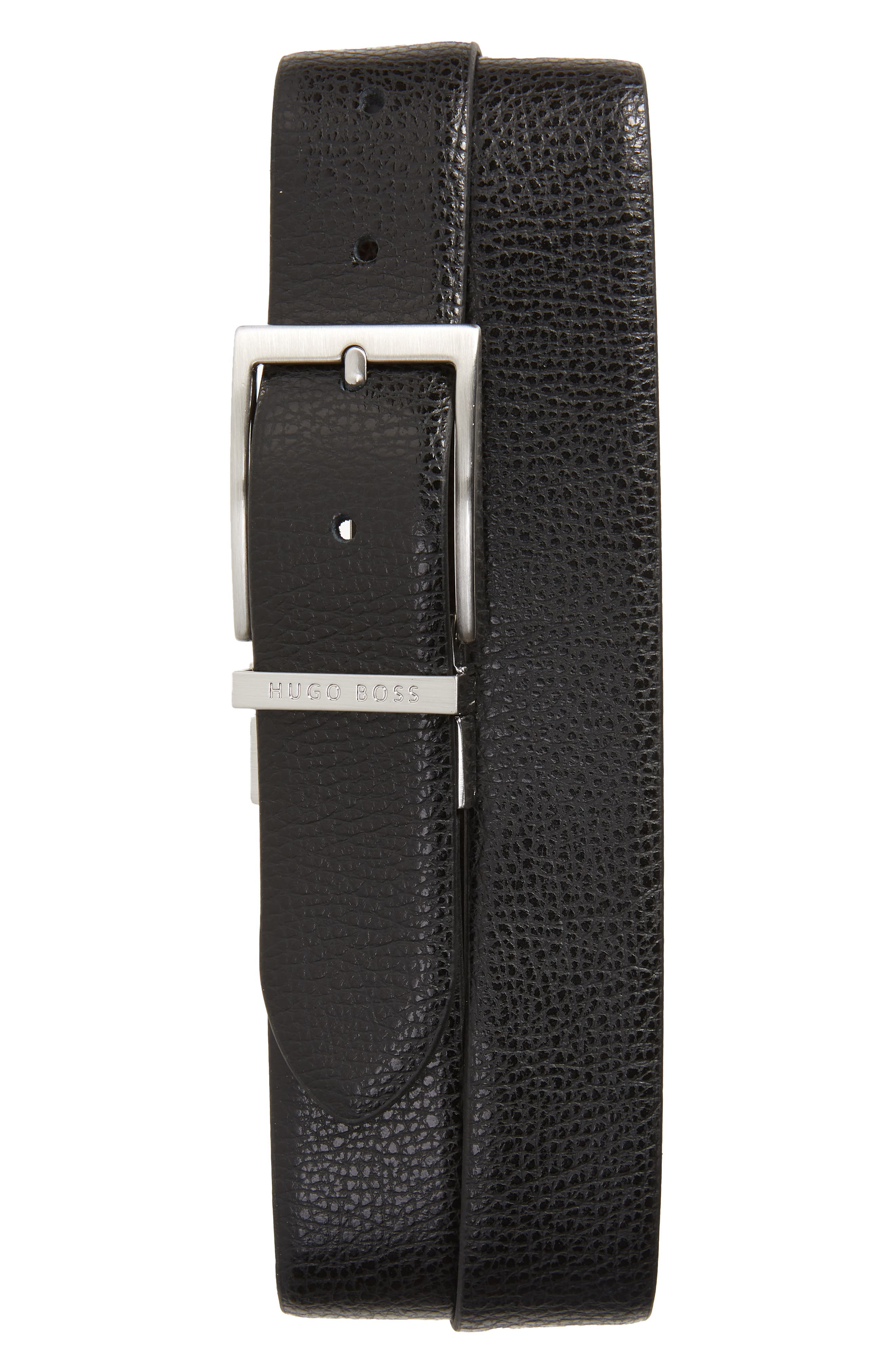 hugo boss reversible leather belt
