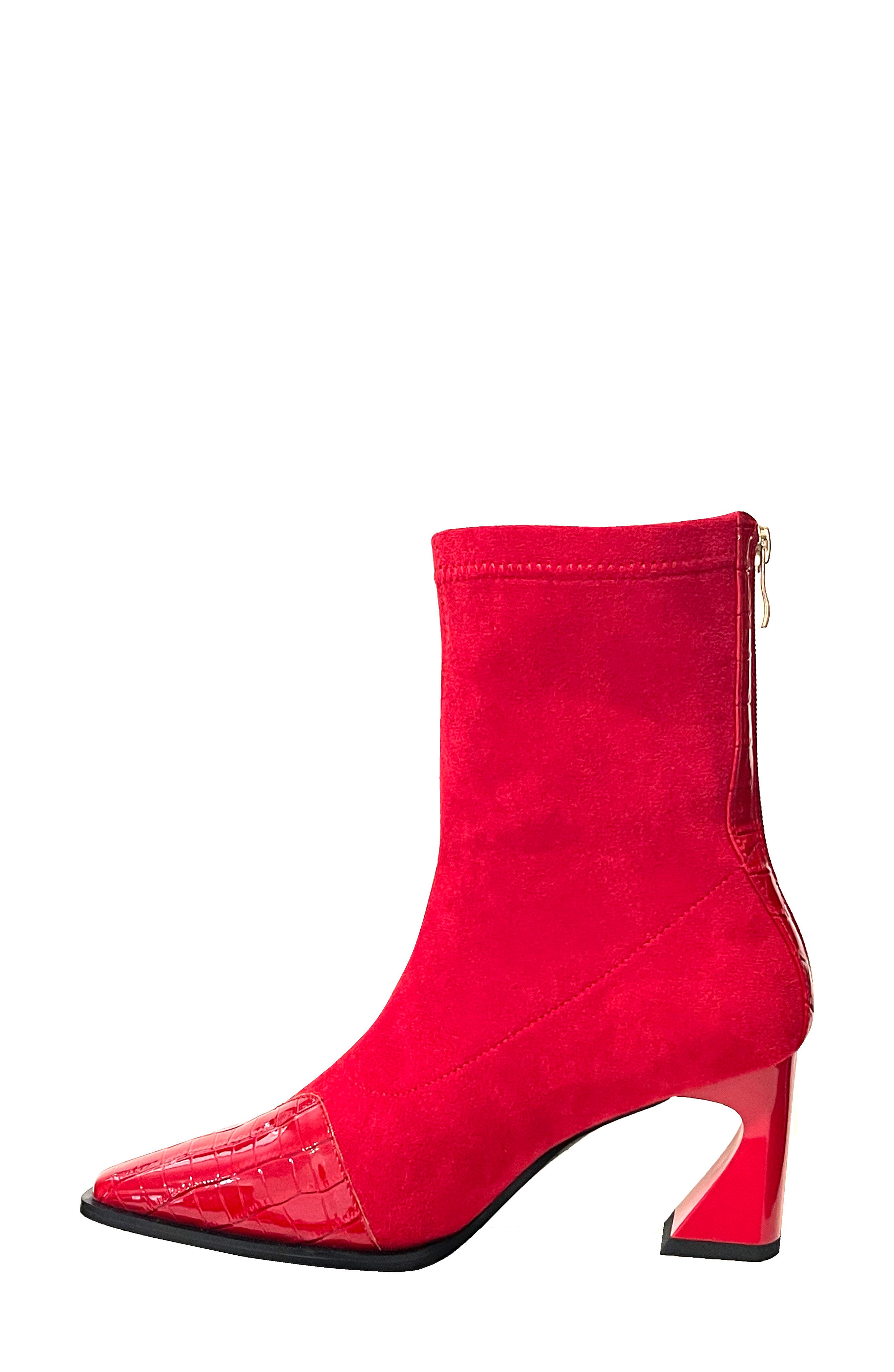 NINETY UNION Bronx Bootie, Alternate, color, Red