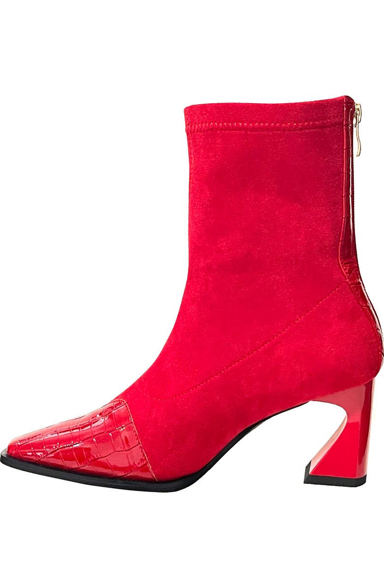 NINETY UNION Bronx Bootie, Alternate, color, Red