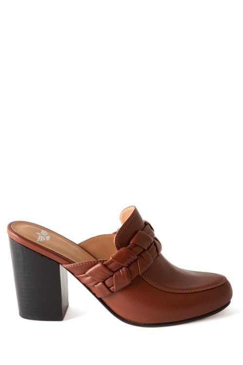 Fortress Marnie Loafer Mule In Chocolate