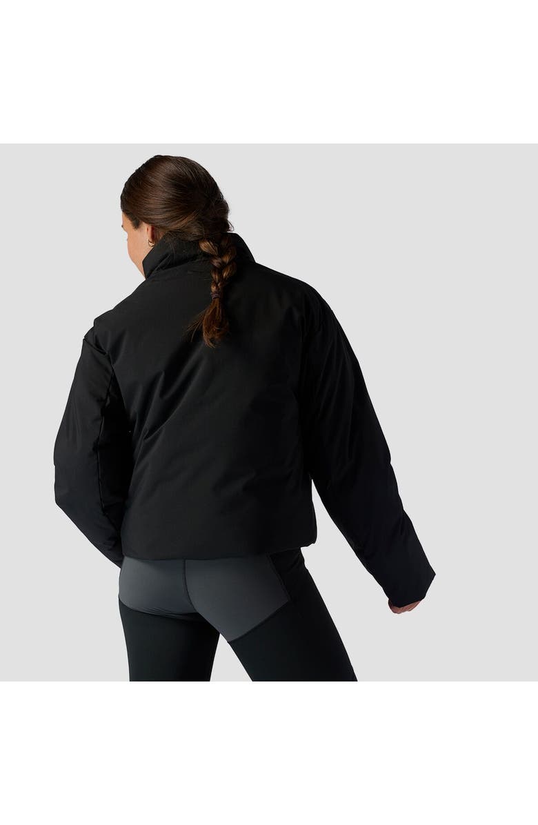 Stoic Crop Boxy Snap Front Puffer - Women's, Alternate, color, Black