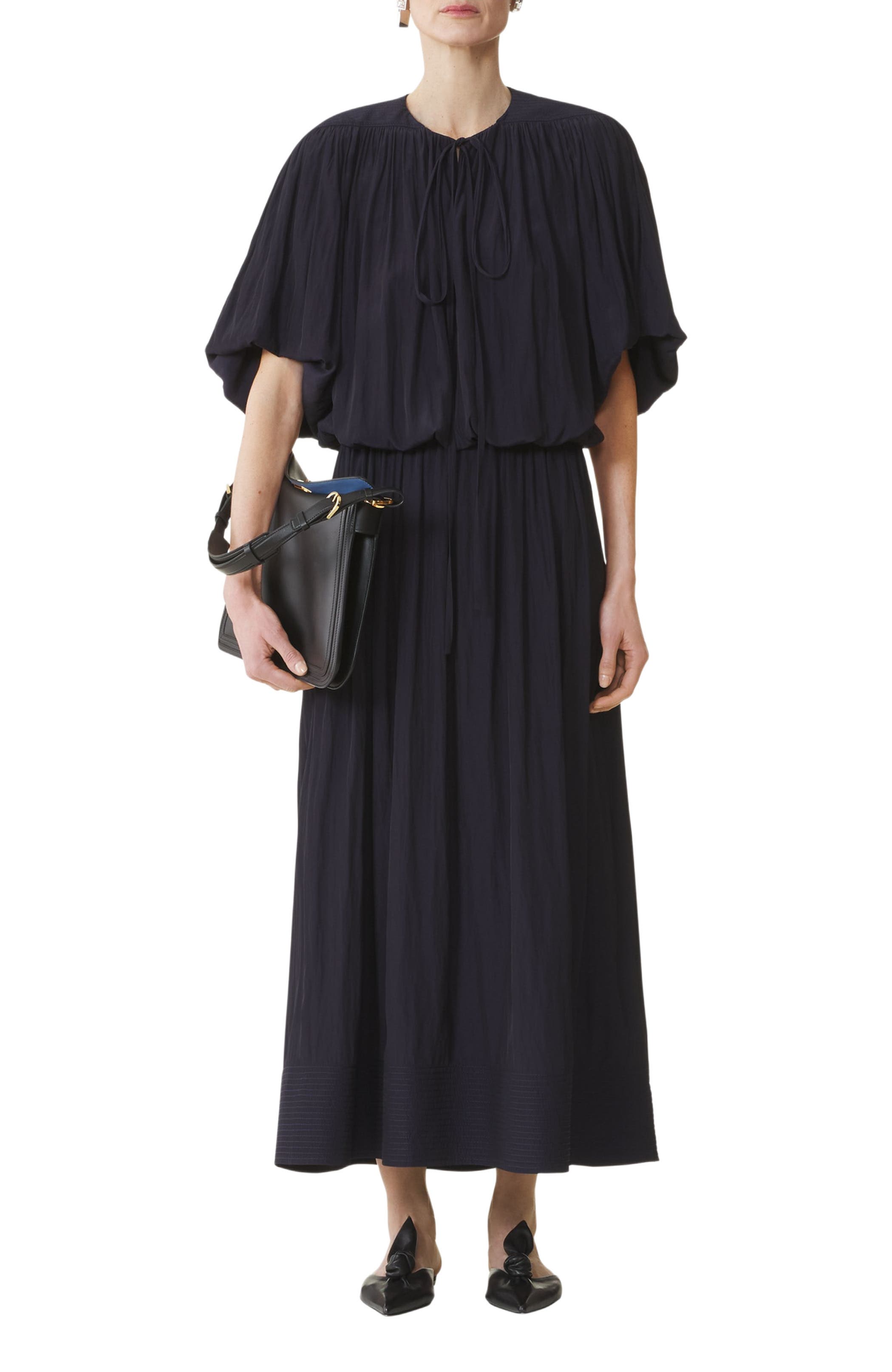 Midi Dress In Charmeuse