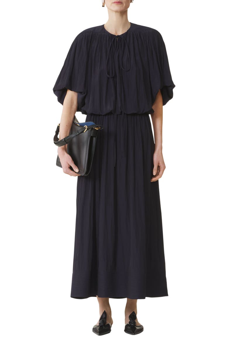 Lanvin Midi Dress In Charmeuse, Main, color, Montana