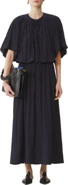 Lanvin Midi Dress In Charmeuse