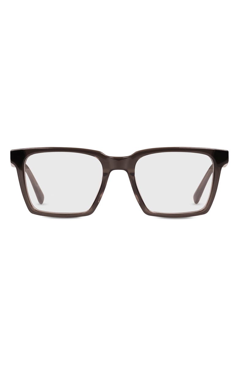 eyebobs Rabble Rouser 55mm Blue Light Blocking Rectangular Reading Glasses, Main, color,