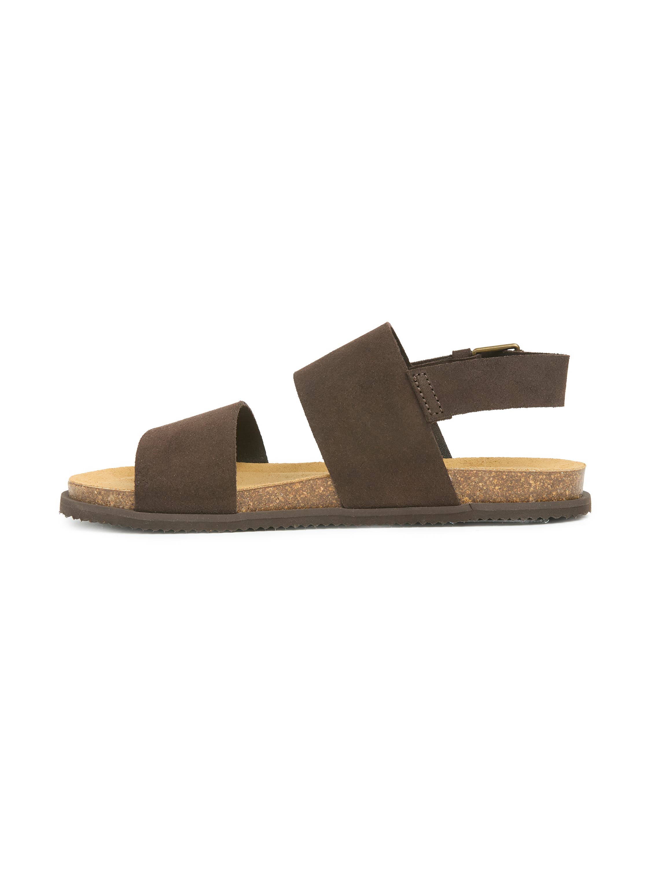 Celtic & Co. Double Strap Sandal, Alternate, color, Chocolate Brown