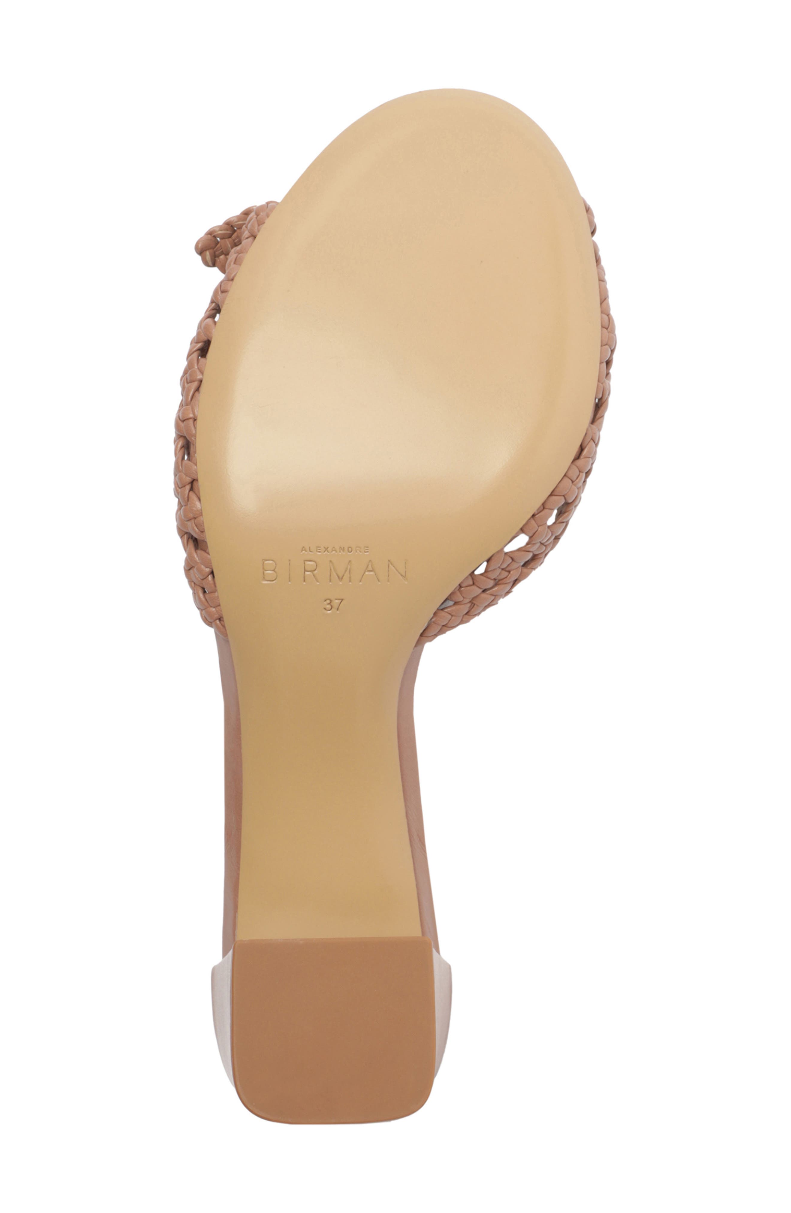 Alexandre Birman Easy Clarita Tresse Block Heel Slingback Sandal, Alternate, color, 