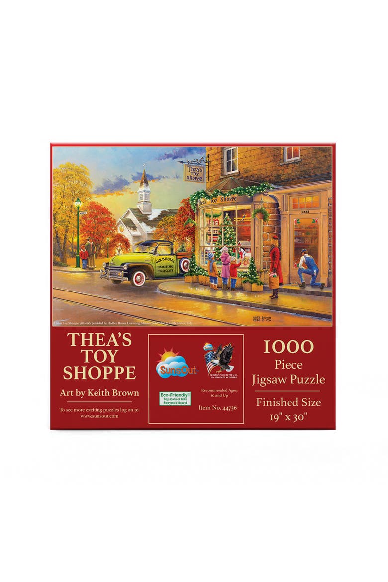 Thea's Toy Shoppe 1000 piece Jigsaw Puzzle for Adults, Alternate, color, Multicolor