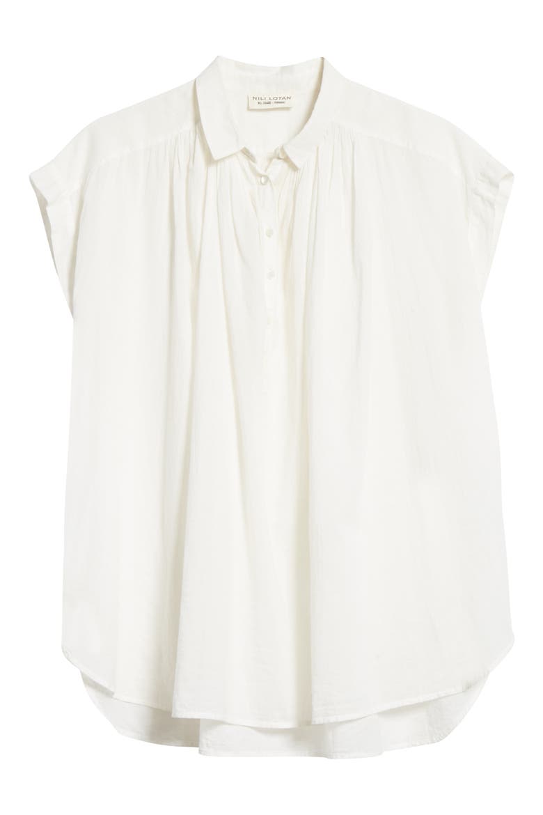 Normandy Gathered Yoke Blouse, Alternate, color, IVORY