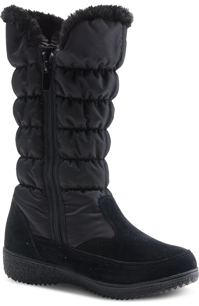 Flexus by Spring Step Citywalk Waterproof Faux Fur Lined Puffer Boot, Main, color,
