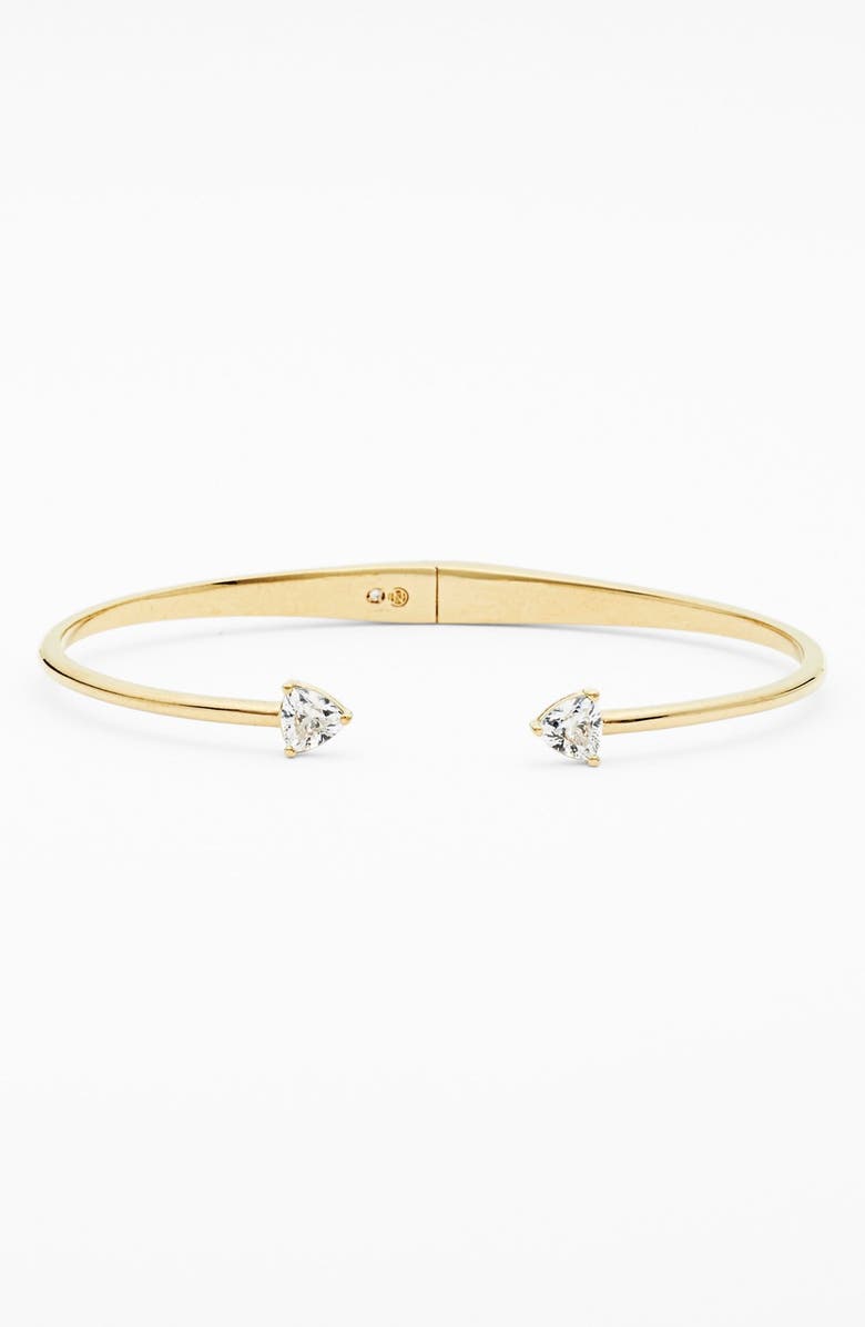 Nadri Arrow Cubic Zirconia Station Cuff, Main, color, 